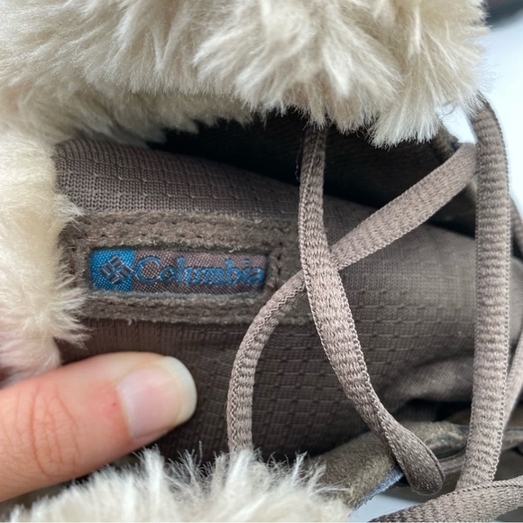 Columbia Ice Maiden II Faux Fur Lined Waterproof Winter Hiking Trail Boots 8 - Picture 9 of 10